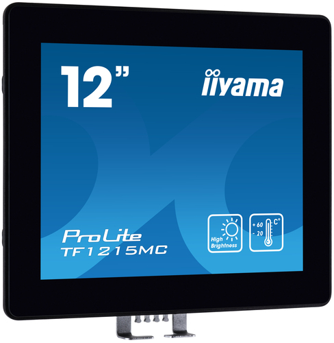 iiyama TF1215MC-B1 computer monitor 30.7 cm (12.1") 1024 x 768 pixels LCD Touchscreen Black