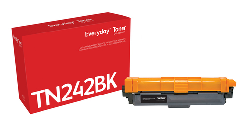 EverydayTM Black Toner by Xerox compatible with Brother TN242BK, Standard capacity