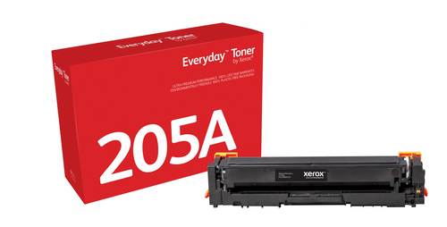 EverydayTM Black Toner by Xerox compatible with HP 205A (CF530A), Standard capacity