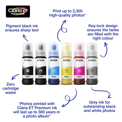 Epson 114 EcoTank Magenta ink bottle