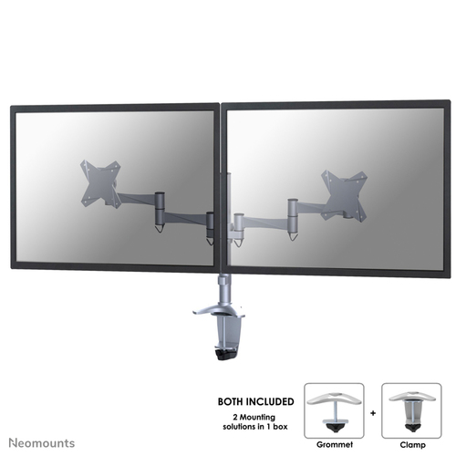Neomounts FPMA-D1330DSILVER Monitor arm 10-27"