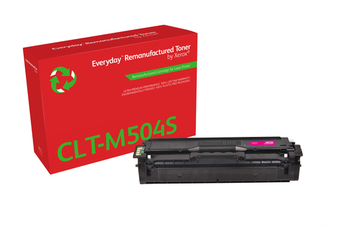 EverydayTM Magenta Remanufactured Toner by Xerox compatible with Samsung CLT-M504S, Standard capacity