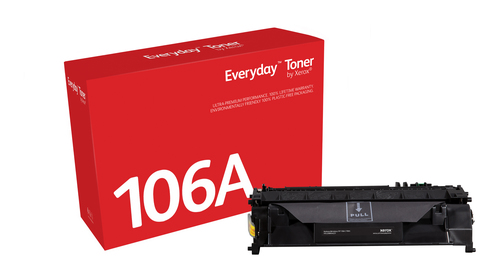 EverydayTM Black Toner by Xerox compatible with HP 106A (W1106A), Standard capacity
