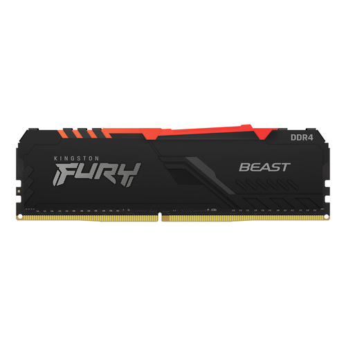 Kingston Technology FURY Beast RGB memory module 16 GB 1 x 16 GB DDR4 2666 MT/s 288-pin DIMM