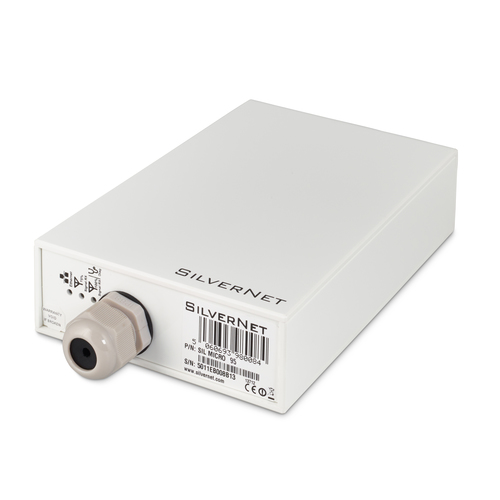 SilverNet SIL MICRO bridge/repeater Network bridge 100 Mbit/s Black, White
