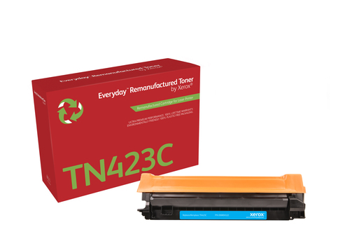 EverydayTM Cyan Remanufactured Toner by Xerox compatible with Brother TN423C, High capacity
