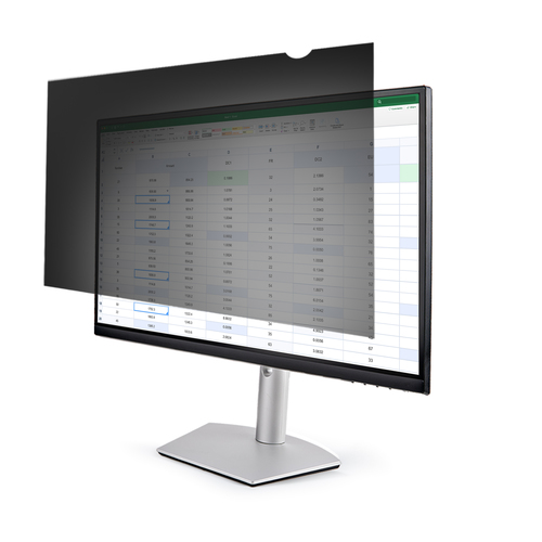 StarTech.com Monitor Privacy Screen for 23.8" Display - Computer Screen Security Filter - Blue Light Reducing Screen Protector Film - 16:9 Widescreen -Matte/Glossy - +/-30 Degree - TAA