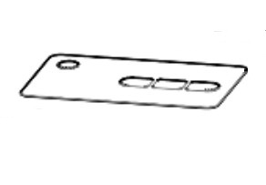 Zebra P1080383-201 printer/scanner spare part/accessory Nameplate 1 pc(s)