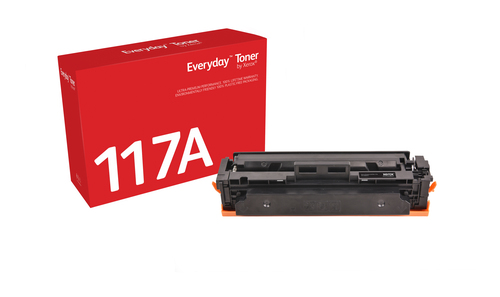 EverydayTM Black Toner by Xerox compatible with HP 117A (W2070A), Standard capacity