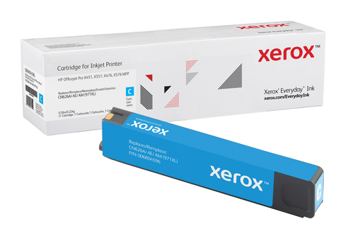 EverydayTM Cyan Toner by Xerox compatible with HP 971XL (CN626AE, CN626A, CN626AM), High capacity