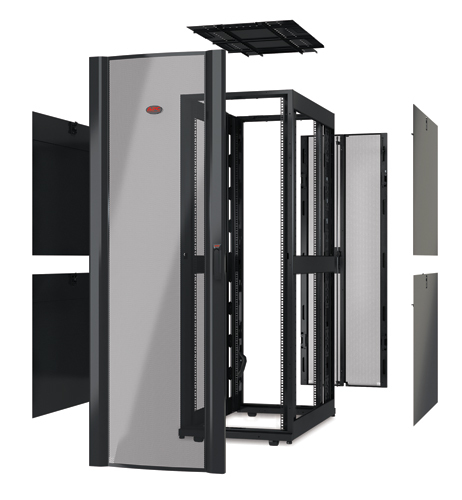 APC AR3350X617 rack cabinet 42U Freestanding rack Black