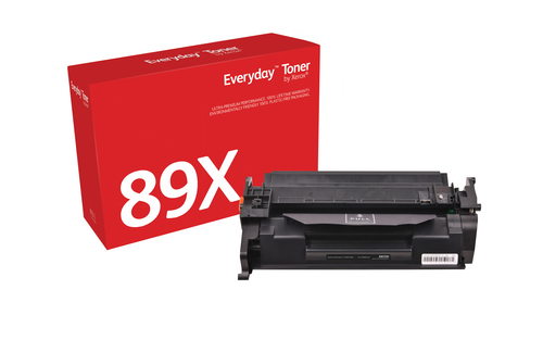 EverydayTM Mono Toner by Xerox compatible with HP 89X (CF289X), High capacity