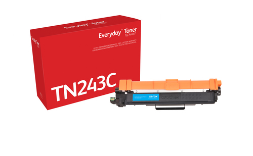 EverydayTM Cyan Toner by Xerox compatible with Brother TN-243C, Standard capacity