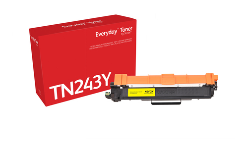 EverydayTM Yellow Toner by Xerox compatible with Brother TN-243Y, Standard capacity