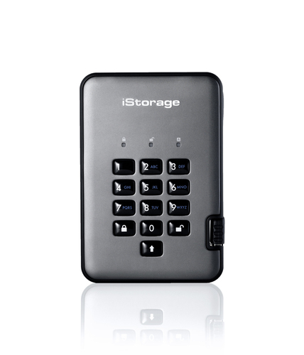 iStorage diskAshur PRO² HDD 4TB | Secure Portable Hard Drive |FIPS 140-2 Level 2, NCSC CPA, NLNCSA BSPA & NATO Restricted | AES-XTS 256-bit Hardware Encryption | PIN protected | OS & Platform Independent |GDPR, TAA Compliant|Brute force hack defence | Dust/Water Resistant