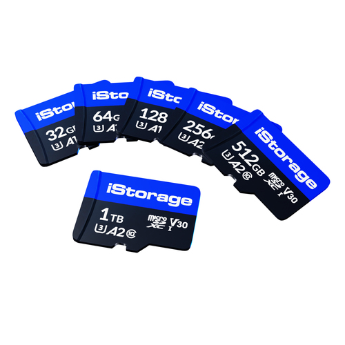 iStorage microSD card | 3 pack | 512GB MicroSDXC UHS-III Class 10