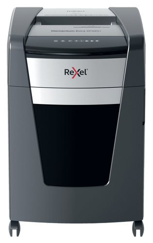 Rexel Momentum Extra XP420+ Jam Free Cross Cut Paper Shredder P4