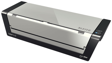 Leitz iLAM Touch Turbo Pro Hot laminator Black, Silver