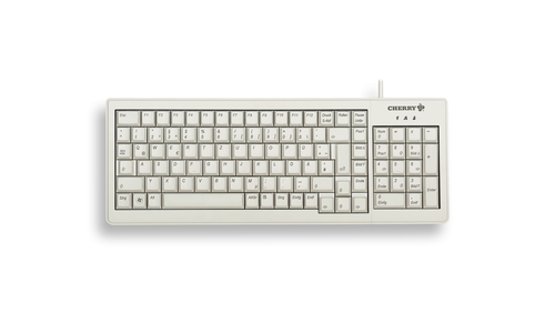 CHERRY XS G84-5200 keyboard Office USB + PS/2 QWERTY English Grey