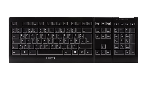 CHERRY B.Unlimited 3.0 keyboard Mouse included Universal RF Wireless QWERTY Spanish Black