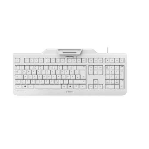 CHERRY JK-A0400FR-0 keyboard Office USB AZERTY French White