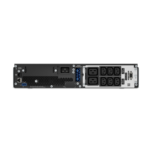 APC Smart-UPS On-Line, 3kVA, Rackmount 2U, 230V, 6x C13+2x C19 IEC outlets, SmartSlot, Extended runtime, W/rail kit, W/O Lithium-ion external battery