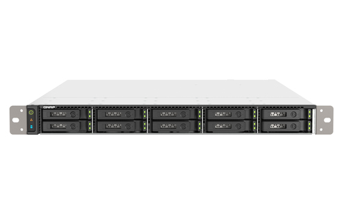 QNAP TS-h1090FU NAS Rack (1U) EPYC 7232P 64 GB DDR4 0 TB QuTS hero Black, Grey