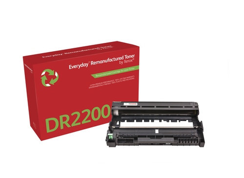 Xerox EverydayTM Mono Drum Remanufactured by compatible with Brother DR2200, Standard capacity