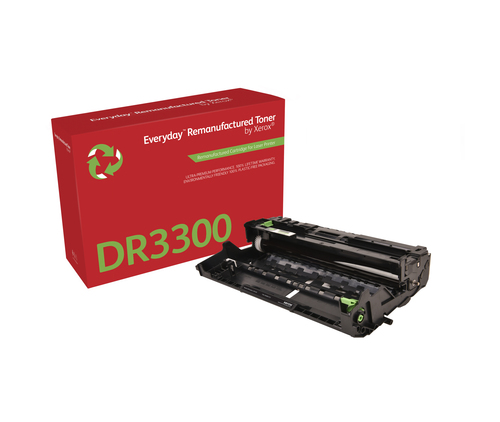 Xerox EverydayTM Mono Drum Remanufactured by compatible with Brother DR3300, Standard capacity