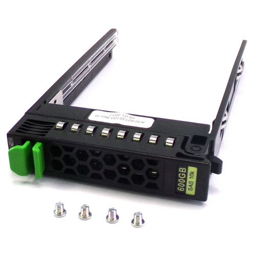 Origin Storage H/S Caddy: Primergy RX/TX2540 for 3.5inch SATA/SAS HDD Refurb Black