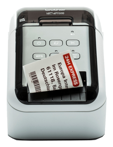 Brother QL-810WC label printer Direct thermal Colour 300 x 600 DPI 176 mm/sec Wired & Wireless DK Wi-Fi