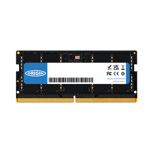 Origin Storage 32GB (2x 16GB) DDR5 4800MHz SODIMM 1Rx8 Non-ECC 1.1V