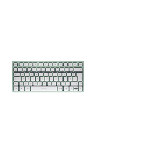 CHERRY KW 7100 MINI BT keyboard Universal Bluetooth AZERTY French Mint colour