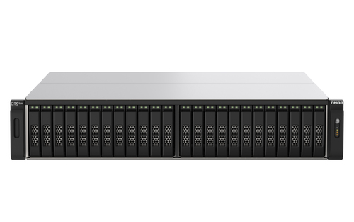 QNAP TS-h2490FU NAS Rack (2U) EPYC 7302P 256 GB DDR4 0 TB QuTS hero Black, Grey