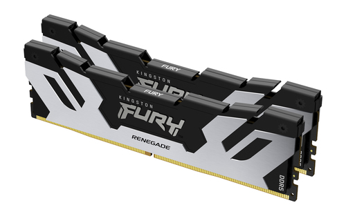 Kingston Technology FURY 64GB 6400MT/s DDR5 CL32 DIMM (Kit of 2) Renegade Silver XMP