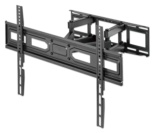 Manhattan Wall Mount for TV & Monitors (Full Motion), For screens 32" to 65", VESA compatibility: all between 100x100mm to 600x400mm - check the dimensions of the four mounting holes on back of screen to ensure it fits, Max 40kg, Black, Bracket, Lifetime Warranty