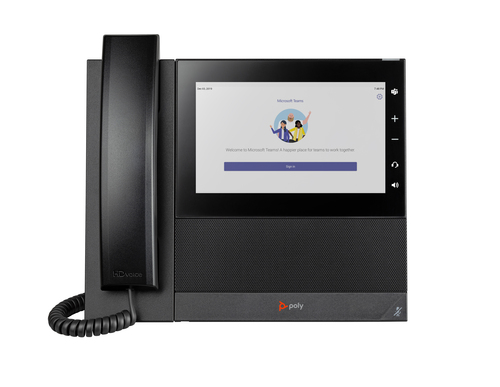 HP Poly CCX 600 Business Media Phone for Microsoft Teams and PoE-enabled