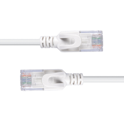 Lindy 2m Cat.6A U/UTP Ultra Slim Network Cable, Grey
