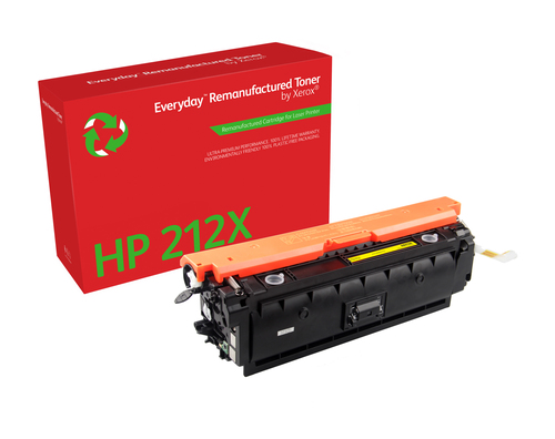 EverydayTM Yellow Toner by Xerox compatible with HP 212X (W2122X), High capacity