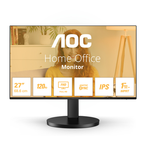 AOC B3 27B3HA2 computer monitor 68.6 cm (27") 1920 x 1080 pixels Full HD LED Black