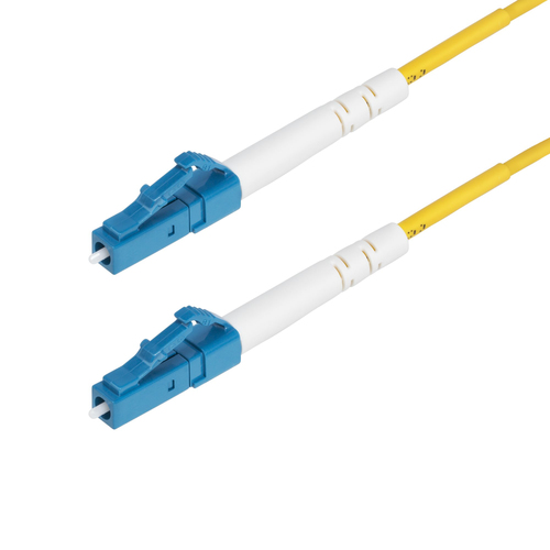 StarTech.com 10m (32.8ft) LC to LC (UPC) OS2 Single Mode Simplex Fiber Optic Cable, 9/125µm, 40G/100G, Bend Insensitive, Low Insertion Loss, LSZH Fiber Jumper Cord