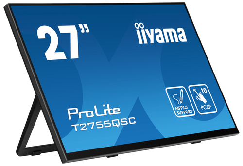 iiyama ProLite T2755QSC-B1 computer monitor 68.6 cm (27") 2560 x 1440 pixels Quad HD LCD Touchscreen Black