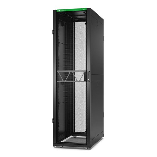 APC NetShelter SX Server Rack Gen 2, 45U, 2124H x 600W x 1070D mm, with Sides, Black