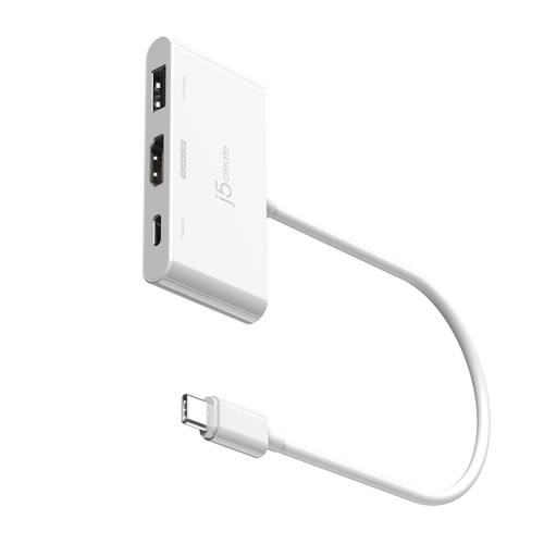 j5create JCA399 USB-C® to HDMI™ 4K144Hz & USB™ 3.2 with Power Delivery 100W, Black