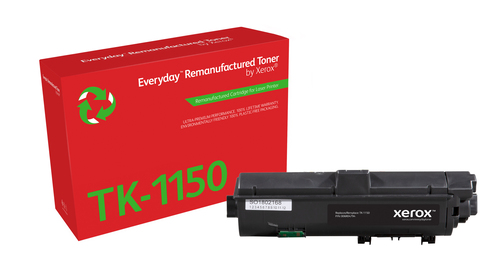 EverydayTM Black Remanufactured Toner by Xerox compatible with Kyocera TK-1150, Standard capacity