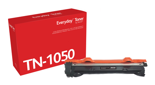 EverydayTM Black Toner by Xerox compatible with Brother TN1050, Standard capacity
