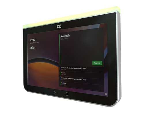 AudioCodes RX-PANEL Touch Scheduler for Microsoft Teams Rooms