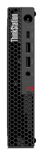 Lenovo ThinkStation P3 Tiny Intel® Core™ i9 i9-14900 32 GB DDR5-SDRAM 1 TB SSD NVIDIA T1000 Windows 11 Pro Mini PC Workstation Black
