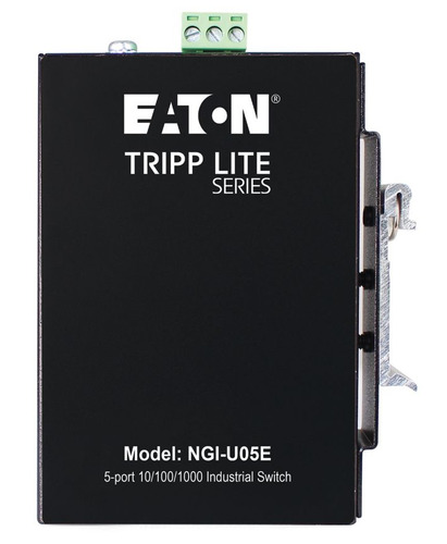 Eaton NGI-U05E network switch Unmanaged Gigabit Ethernet (10/100/1000) DIN rail Black