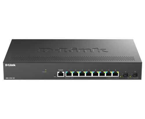 D-Link 10-Port Multi-Gigabit Smart Managed Switch including 8 x 2.5G & 2 10G SFP+
